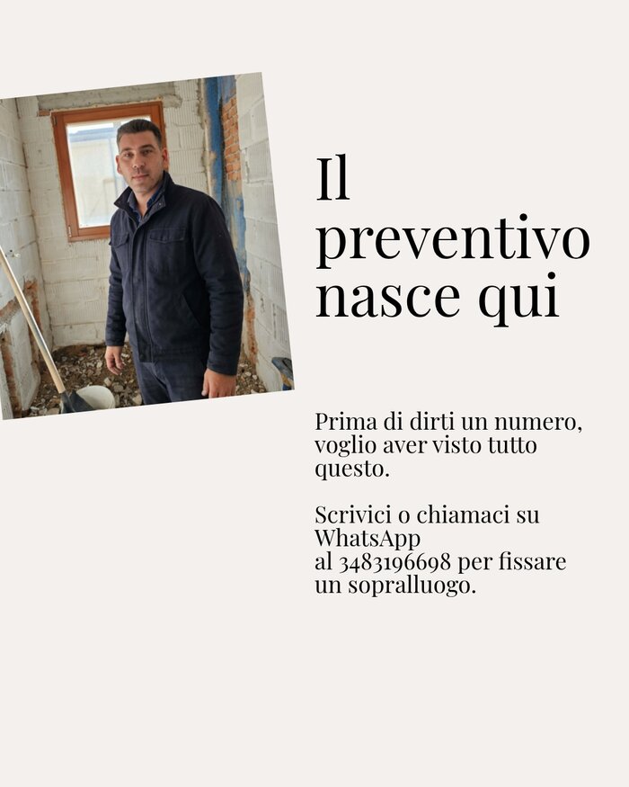 Il preventivo nasce qui - sopralluogo ILIC SRLS